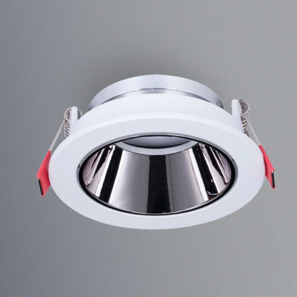 إطارلومو 7 سم ألومنيوم مانع التوهج ابيض