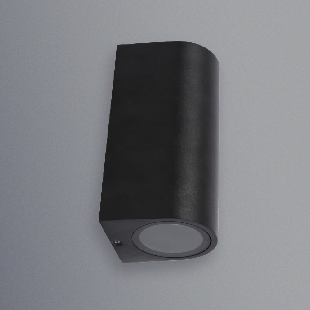 إطار مصباح جداري KENWELL / مزدوج - أسود