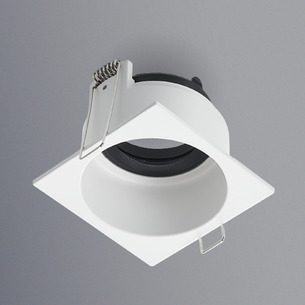 اطار كينويل 7سم مانع للتوهج ألومنيوم متحرك ابيض