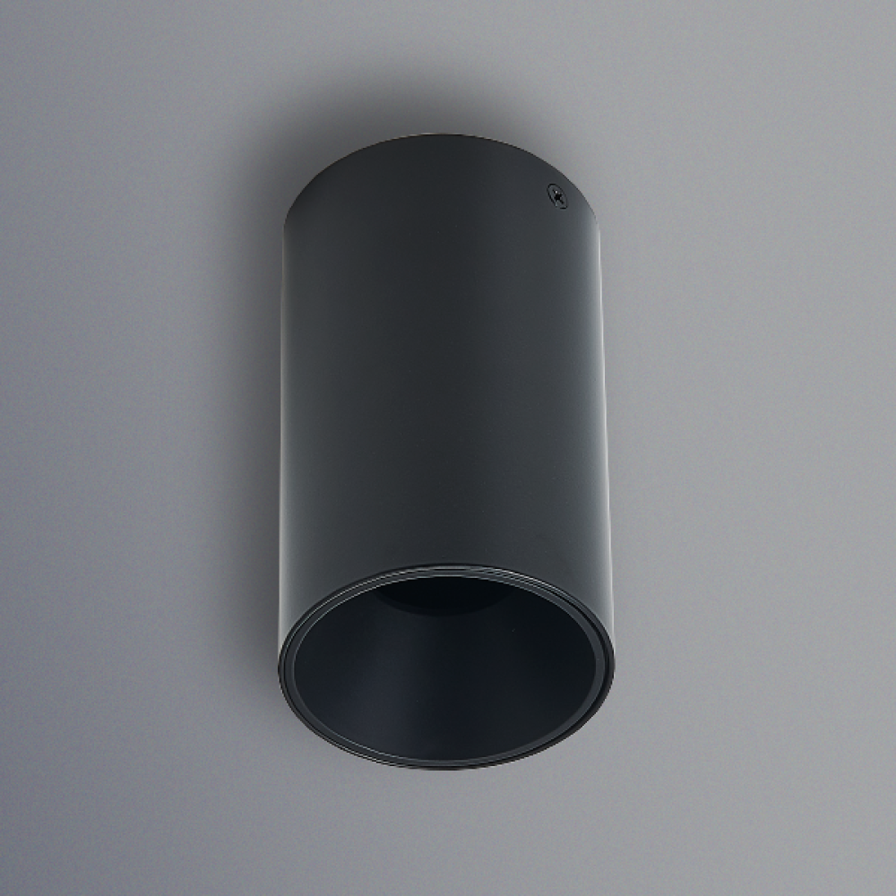 اطار كينويل سقفي لطش ألومنيوم اسود GU10