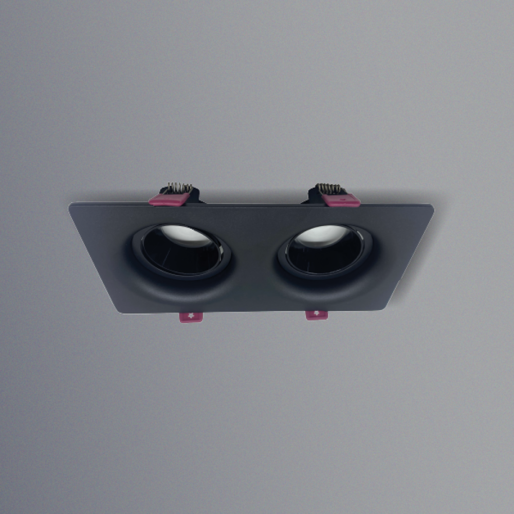 اطار لومو مانع للتوهج ثنائى ألومنيوم اسود + اسود ل...