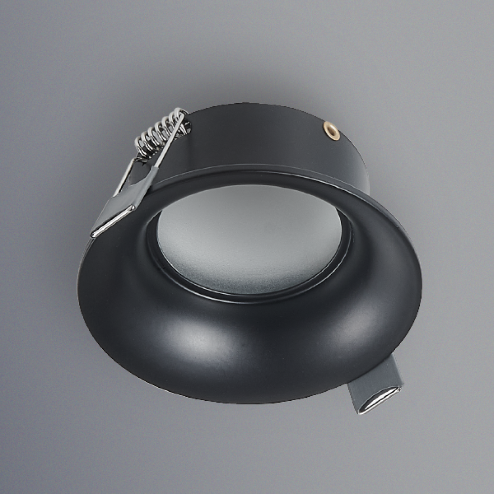 اطار كينويل 7سم مانع للتوهج ألومنيوم ثابت اسود