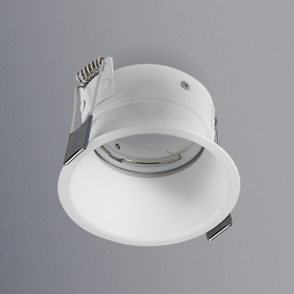 اطار كينويل 7سم مانع للتوهج ألومنيوم ثابت ابيض