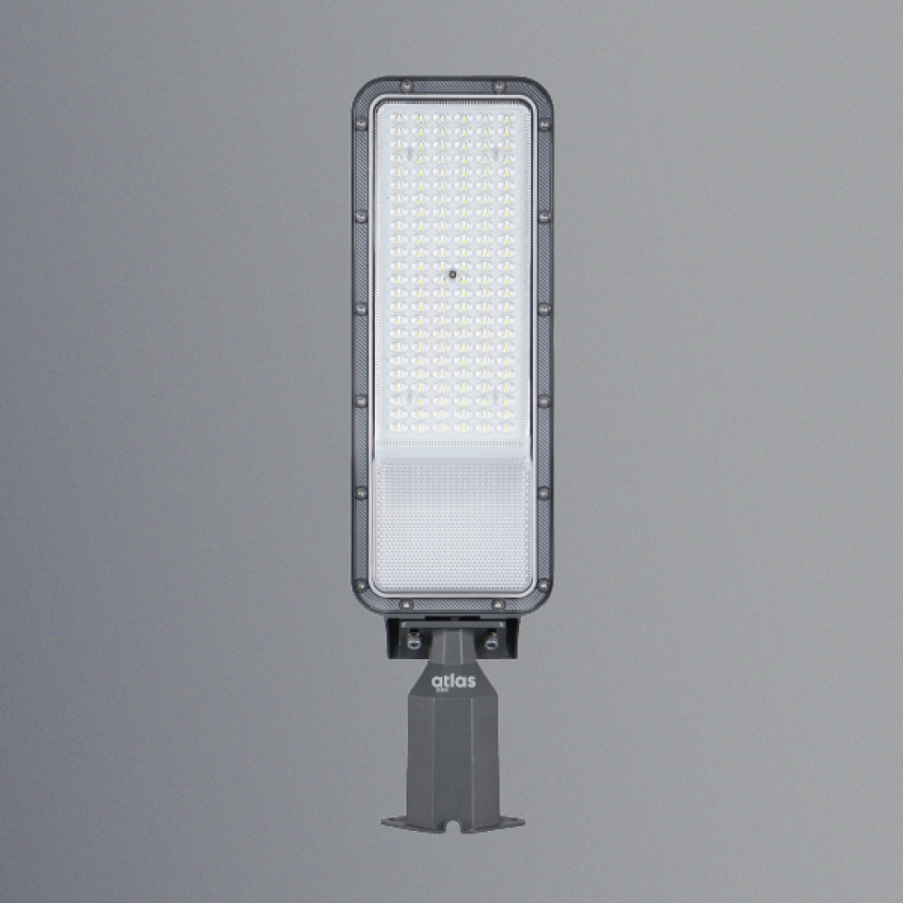 مصباح شارع ATLAS 100W 4000K (مع خلية ضوئية وقاعدة)