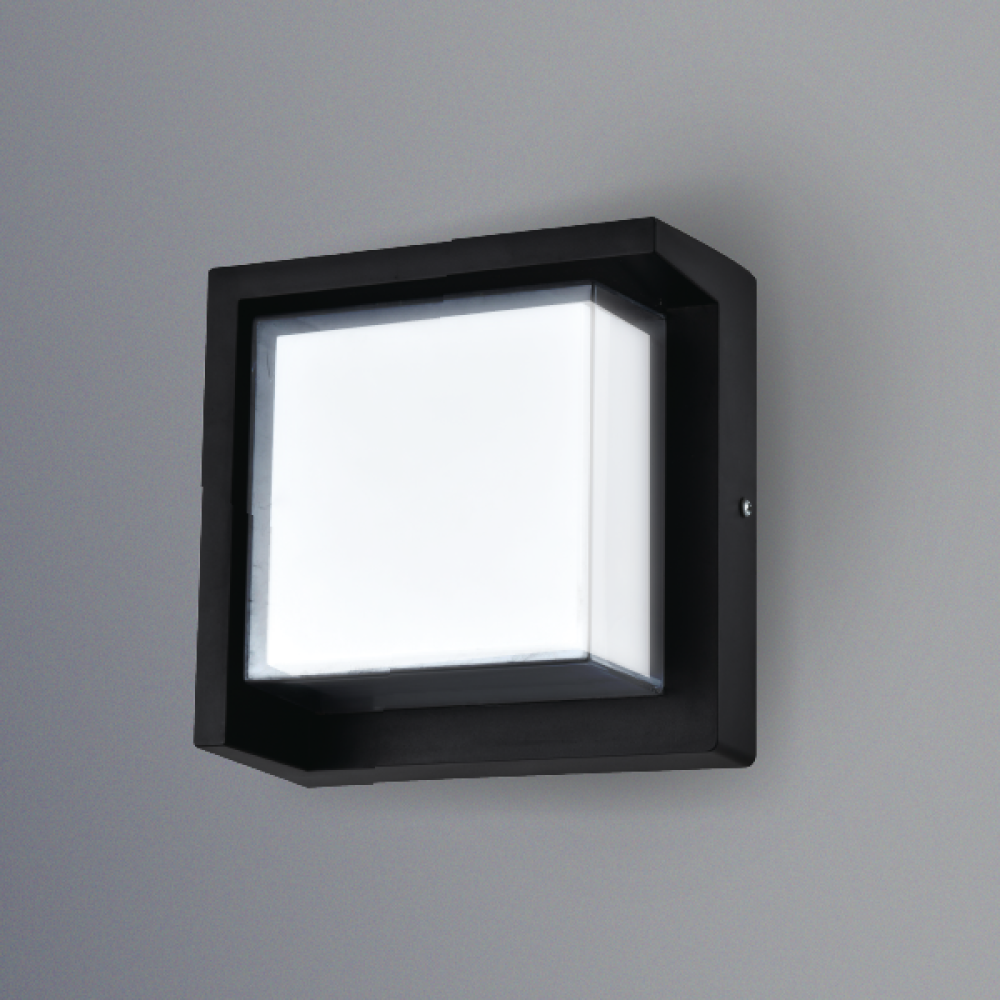 إنارة خارجية LUMO مربعة 10W 3000K أسود