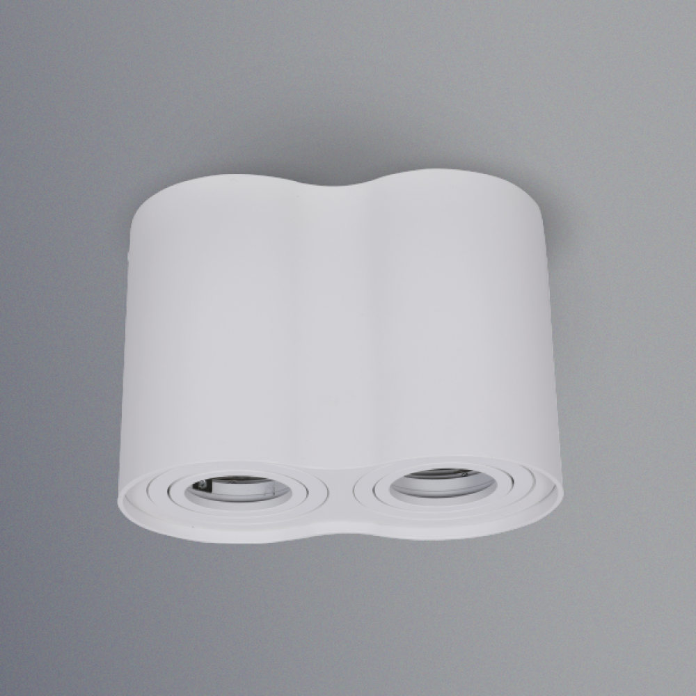 اطار كينويل سقفي لطش مزوج ألومنيوم ابيض GU10